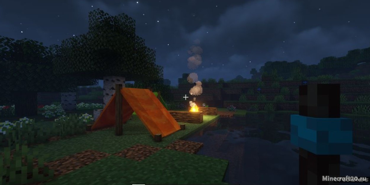 Мод Cozy Camps 1.17.1 (Палатки и зефир) | 10-09-2021, 11:16 - Моды для Minecraft / Fabric / Еда / Декор / 1.17.1