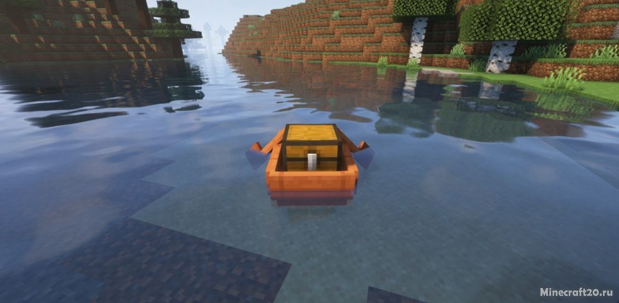 Мод Boat Container 1.18.2/1.17.1 (Контейнер для лодки) | 8-05-2022, 20:29 - Моды для Minecraft / Fabric / Сундуки и рюкзаки / 1.18.2 / 1.18.1 / 1.18 / 1.17.1