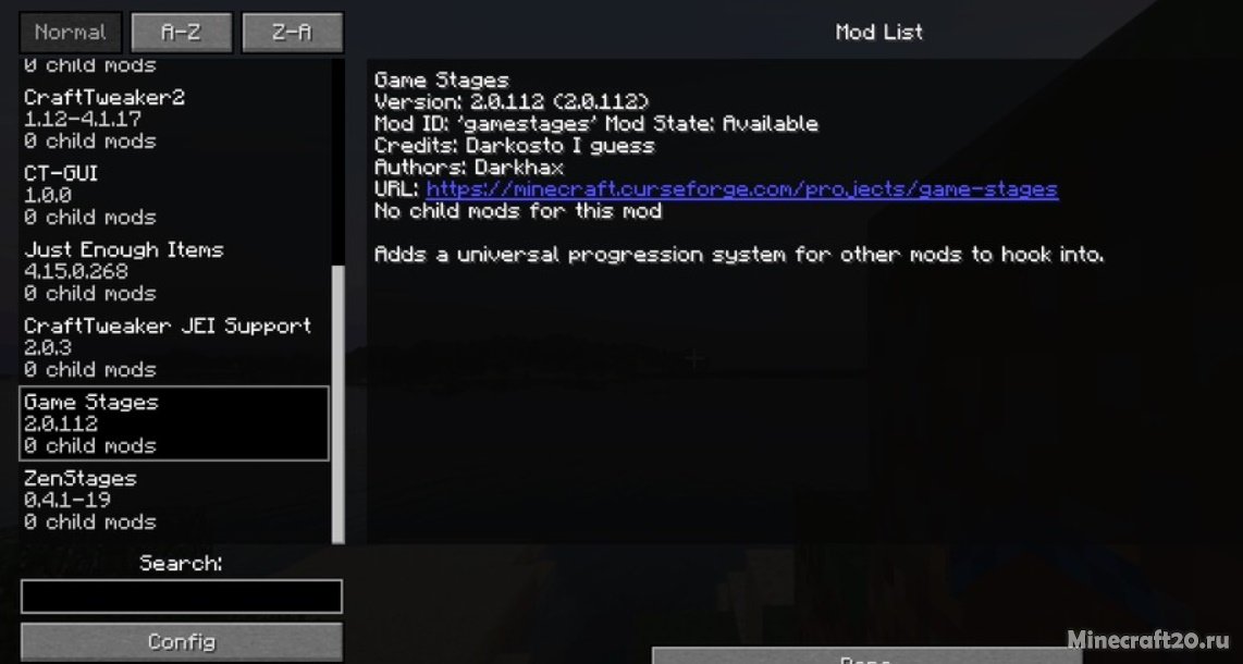 Мод ZenStages 1.12.2 (Для создания модов) | 24-09-2021, 14:22 - Моды для Minecraft / Ядра (Библиотеки) / 1.12.2
