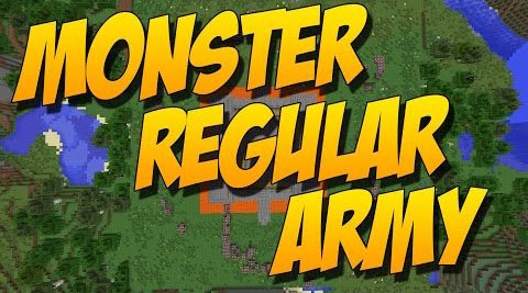 Мод Monsters Regular Army 1.12.2/1.7.10 (Монстры с продвинутым ИИ)