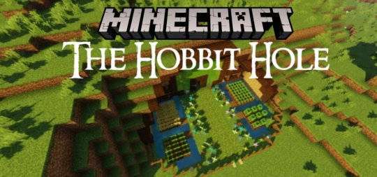 Перейти в новость Карта Hobbit Hole 1.17.1 (Дома для хоббитов)