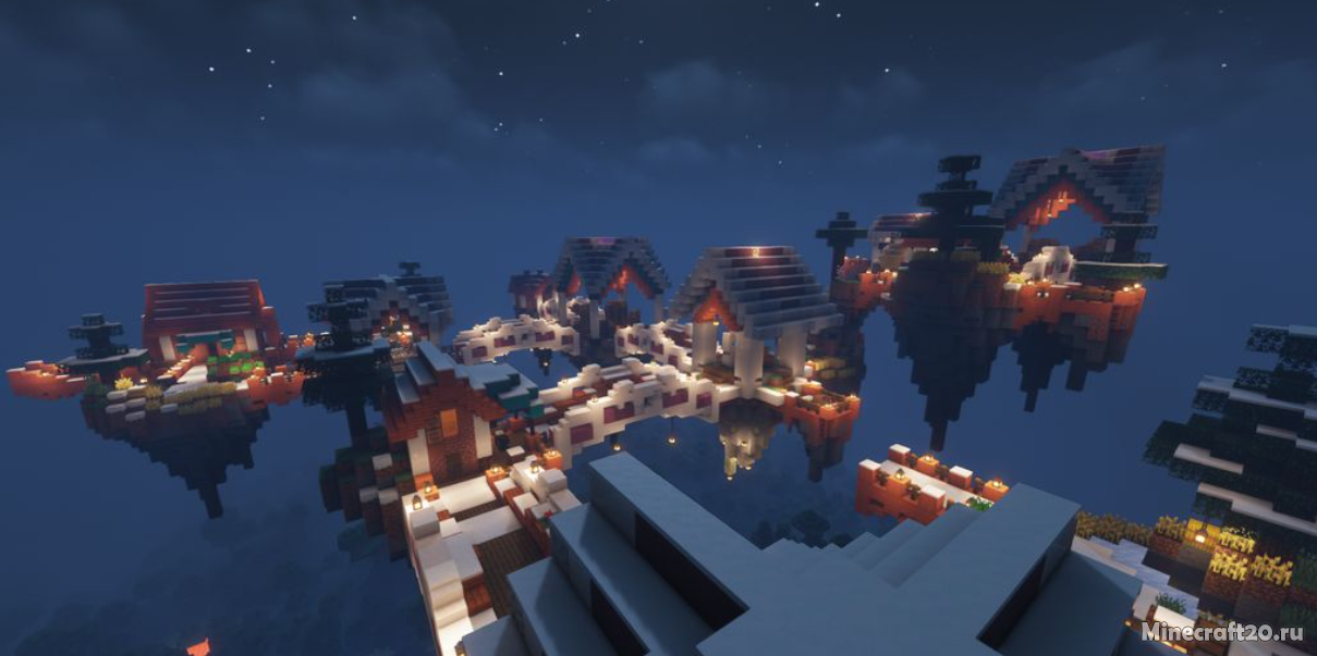 Мод Sky Villages 1.18.1/1.17.1 (Небесные деревни) | 3-01-2022, 11:18 - Моды для Minecraft / Fabric / Миры и биомы / 1.18.1 / 1.17.1 / 1.17 / 1.16.5