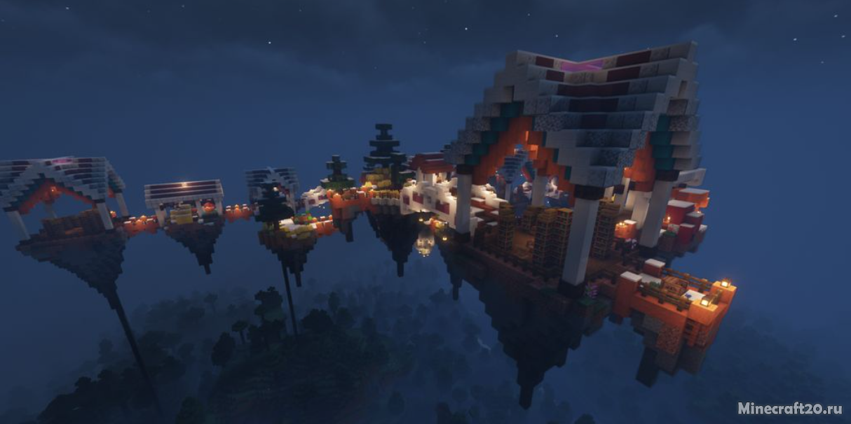 Мод Sky Villages 1.18.1/1.17.1 (Небесные деревни) | 3-01-2022, 11:18 - Моды для Minecraft / Fabric / Миры и биомы / 1.18.1 / 1.17.1 / 1.17 / 1.16.5