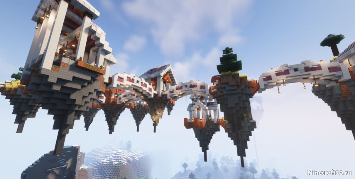 Мод Sky Villages 1.18.1/1.17.1 (Небесные деревни) | 3-01-2022, 11:18 - Моды для Minecraft / Fabric / Миры и биомы / 1.18.1 / 1.17.1 / 1.17 / 1.16.5