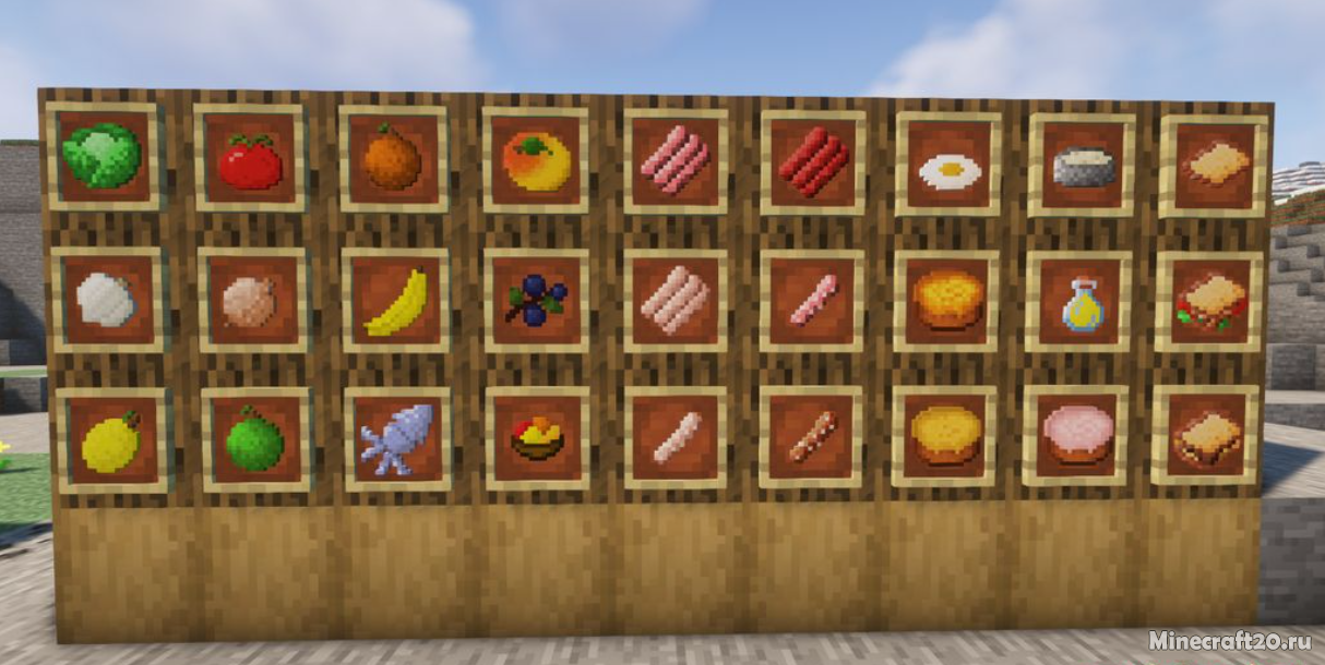 Мод Foodables 1.20.4/1.19.4 (Много новой еды) | 31-01-2024, 19:24 - Моды для Minecraft / Fabric / Еда / 1.20.4 / 1.20.2 / 1.20.1 / 1.20 / 1.19.4 / 1.19.3 / 1.19.2 / 1.19.1 / 1.19 / 1.18.2 / 1.18.1 / 1.17.1 / 1.17