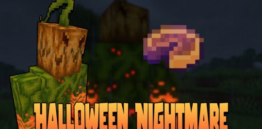 Перейти в новость Мод Halloween Nightmare 1.16.5 (Хэллоуинский босс)