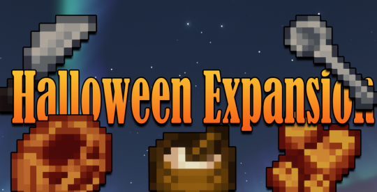 Перейти в новость Мод Halloween Expansion 1.16.5 (Хеллоуинские конфеты)