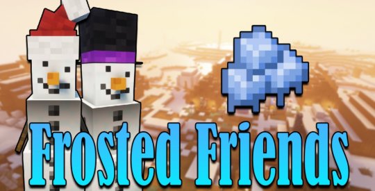 Перейти в новость Мод Frosted Friend 1.18.2/1.17.1 (Строим снеговика)