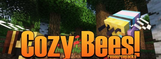Cozy Bees! 1.18.1/1.17.1 (Новые текстуры пчелы)