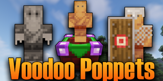 Перейти в новость Мод Voodoo Poppets 1.19.2/1.18.2 (Темная магия)