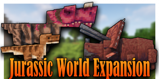 Перейти в новость Мод Jurassic World Expansion 1.16.5 (Динозавры)