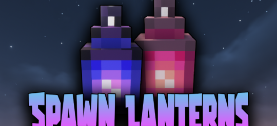 Перейти в новость Мод Spawn Lanterns 1.18.1 (Фонари спасающие от мобов)