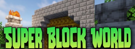 Мод Super Block World 1.19.3/1.18.2 (Мир Марио)