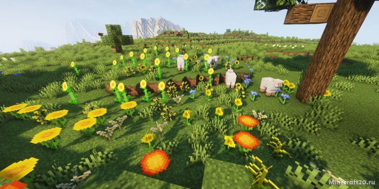 Мод Colorful Expansion Flowers 1.17.1 (Больше вариаций цветов) | 6-02-2022, 10:21 - Моды для Minecraft / Деревья и растения / 1.17.1