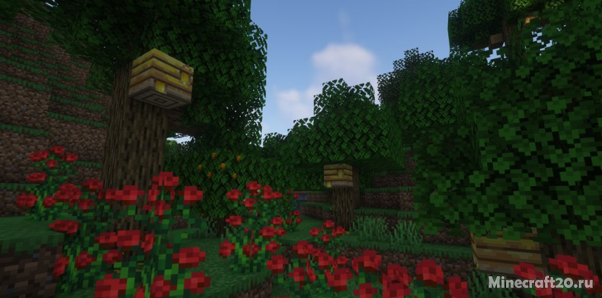 Мод Blossom 1.20.1/1.19.4 (Получаем плоды с деревьев) | 15-06-2023, 15:38 - Моды для Minecraft / Fabric / Деревья и растения / Еда / 1.20.1 / 1.20 / 1.19.4 / 1.19.3 / 1.19.2 / 1.19 / 1.18.2 / 1.18.1