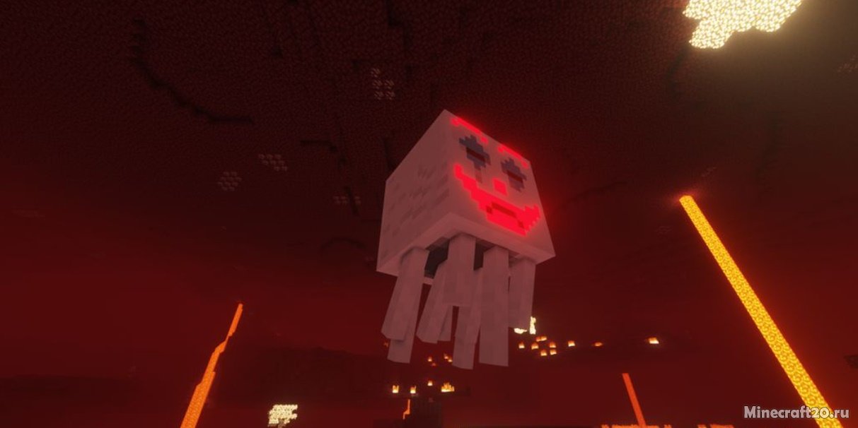 Joker Faced Ghast 1.18.1/1.17.1 (Новые текстуры гастов 16x) | 22-02-2022, 12:10 - Текстуры для Minecraft / Для слабых ПК / 1.18.1 / 1.18 / 1.17.1 / 1.17 / Текстуры 16x / 1.18.2