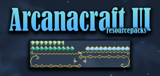 ArcanaCraft UI 1.18.1/1.17.1 (Текстуры нового интерфейса 16x)