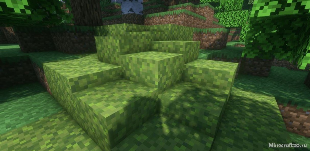 Мод Moss Layers 1.19.4/1.18.2 (Блоки покрываются мхом) | 20-05-2023, 11:42 - Моды для Minecraft / Fabric / Деревья и растения / Блоки / Декор / 1.19.4 / 1.19.3 / 1.19.2 / 1.19.1 / 1.18.2