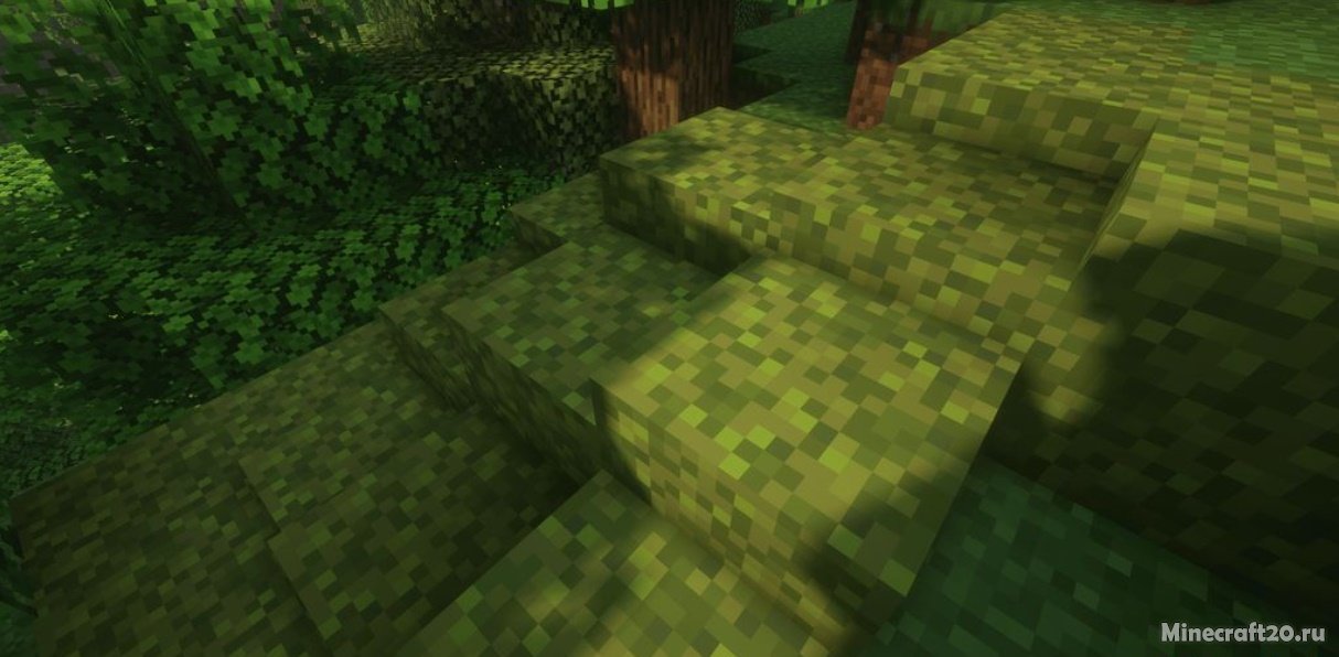 Мод Moss Layers 1.19.4/1.18.2 (Блоки покрываются мхом) | 20-05-2023, 11:42 - Моды для Minecraft / Fabric / Деревья и растения / Блоки / Декор / 1.19.4 / 1.19.3 / 1.19.2 / 1.19.1 / 1.18.2