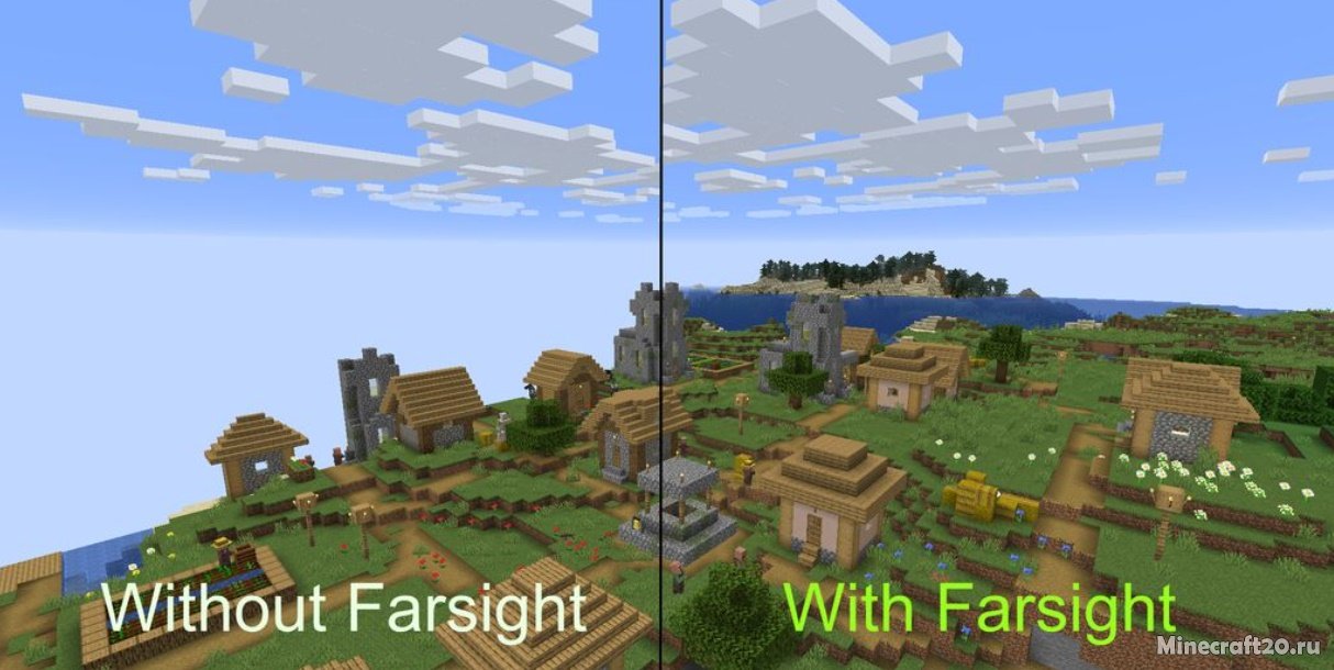 Мод Farsight 1.20.2/1.19.4 (Дальний обзор) | 29-10-2023, 10:45 - Моды для Minecraft / Fabric / 1.20.2 / 1.20.1 / 1.20 / 1.19.4 / 1.19.3 / 1.19.2 / 1.19.1 / 1.19 / 1.18.2 / 1.17.1 / 1.16.5