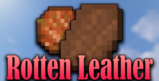 Мод Rotten Leather 1.19/1.18.2 (Кожа из гнилой плоти)