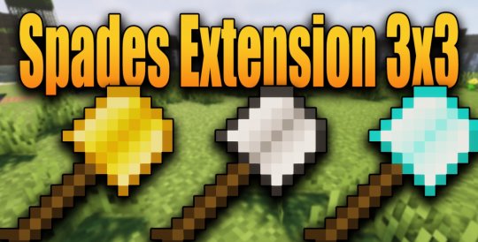 Мод Spades Extension 1.18.2/1.17.1 (Мощные лопаты)