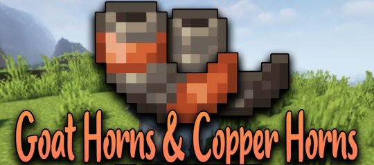 Мод Goat Horns and Copper Horns 1.18.2/1.17.1 (Козьи рога)