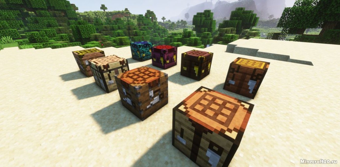 Мод Variant Crafting Tables 1.20.4/1.19.4 (Уникальные верстаки) | 9-12-2023, 12:29 - Моды для Minecraft / Fabric / Крафты / Блоки / 1.20.4 / 1.20.2 / 1.20.1 / 1.20 / 1.19.4 / 1.19.3 / 1.19.2 / 1.19.1 / 1.19 / 1.18.2 / 1.17.1