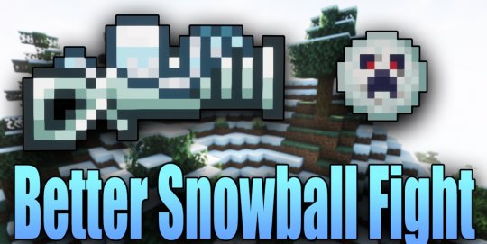 Перейти в новость Мод Better Snowball Fight 1.18.2 (Новые виды снежков)