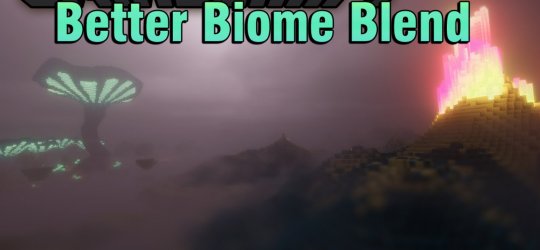 Перейти в новость Мод Better Biome Blend 1.18.2/1.16.5 (Смешения цветов биомов)