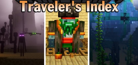 Перейти в новость Мод Traveller's Index 1.16.5/1.15.2 (Узнайте какие блоки собраны)
