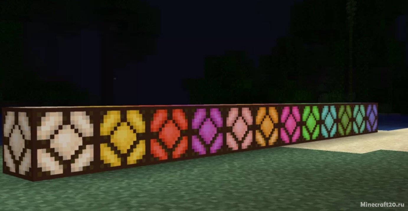 Мод Colorful Redstone Lamps 1.18.2 (Красочные лампы) | 3-05-2022, 18:32 - Моды для Minecraft / Декор / 1.18.2