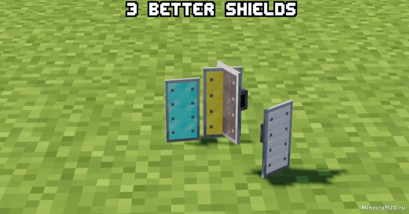 Мод Better Shields 1.18.2/1.16.5 (Разные щиты) | 3-05-2022, 18:57 - Моды для Minecraft / Броня / Оружие / 1.18.2 / 1.16.5