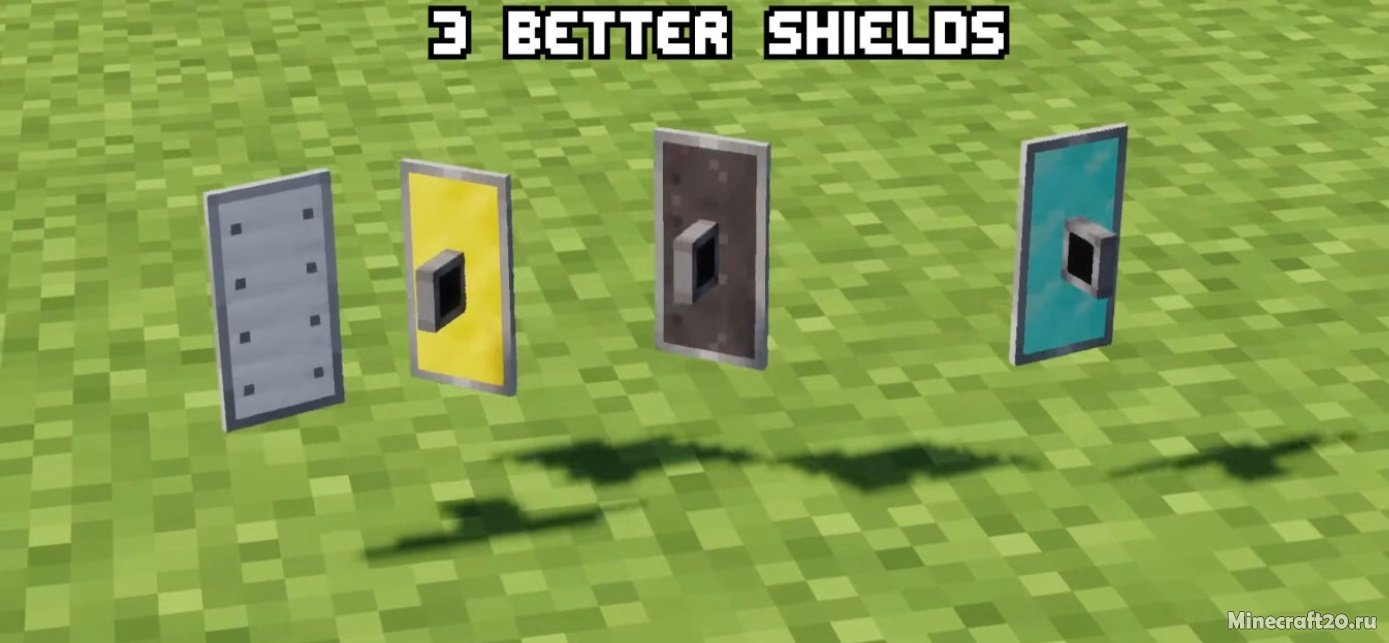 Мод Better Shields 1.18.2/1.16.5 (Разные щиты) | 3-05-2022, 18:57 - Моды для Minecraft / Броня / Оружие / 1.18.2 / 1.16.5