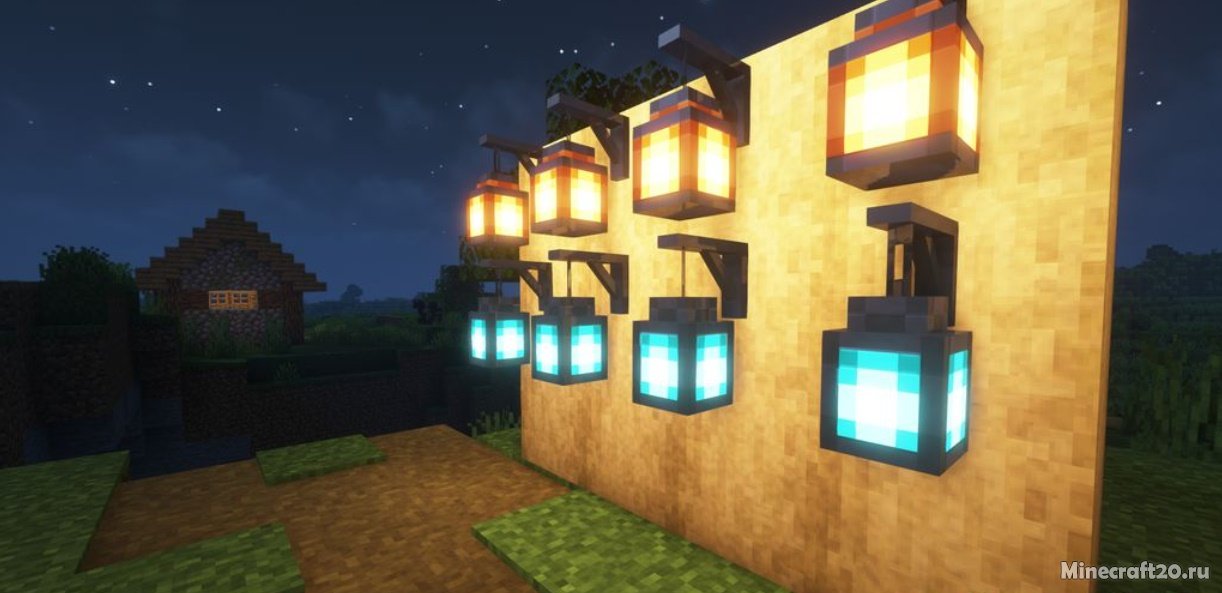 Мод Lanterns Belong on Walls 1.19.3/1.18.2 (Реалистичные фонари) | 13-03-2023, 17:19 - Моды для Minecraft / Fabric / Декор / 1.19.3 / 1.19.2 / 1.19.1 / 1.19 / 1.18.2