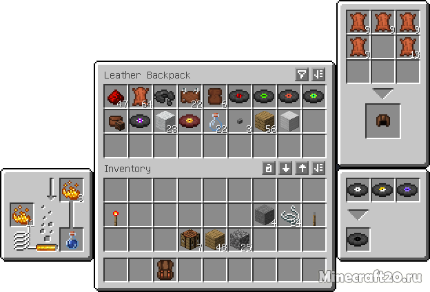 Мод Corail Backpack 1.20.1/1.19.4 (Туристический рюкзак) | 29-06-2023, 12:39 - Моды для Minecraft / Сундуки и рюкзаки / 1.20 / 1.19.4 / 1.19.3 / 1.19.2 / 1.19.1 / 1.19 / 1.18.2 / 1.18.1 / 1.17.1 / 1.16.5