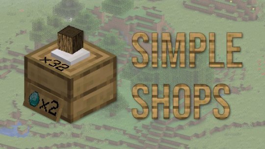 Перейти в новость Мод Simple Shops 1.18.2/1.16.5 (Удобные магазины)