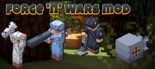 Перейти в новость Мод Forces 'n' Wars 1.18.2 (Солдаты, танки, пистолеты)