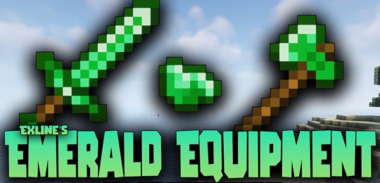 Перейти в новость Мод Exline's Emerald Equipment 1.18.2/1.17.1 (Снаряжение из изумруда)