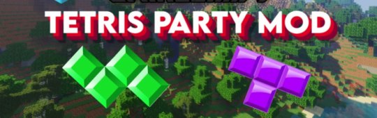 Мод Tetris Party 1.18.2 (Блоки из игры Tetris)