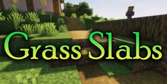 Мод Grass Slabs 1.18.2 (Новые виды плит)