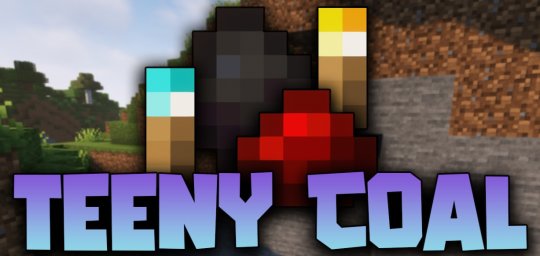 Мод Teeny Coal 1.19/1.18.2 (Три новых факела)