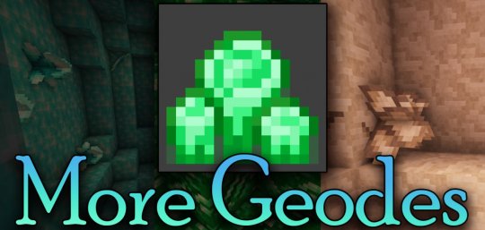 Мод More Geodes 1.19.2/1.18.2 (Жеоды)