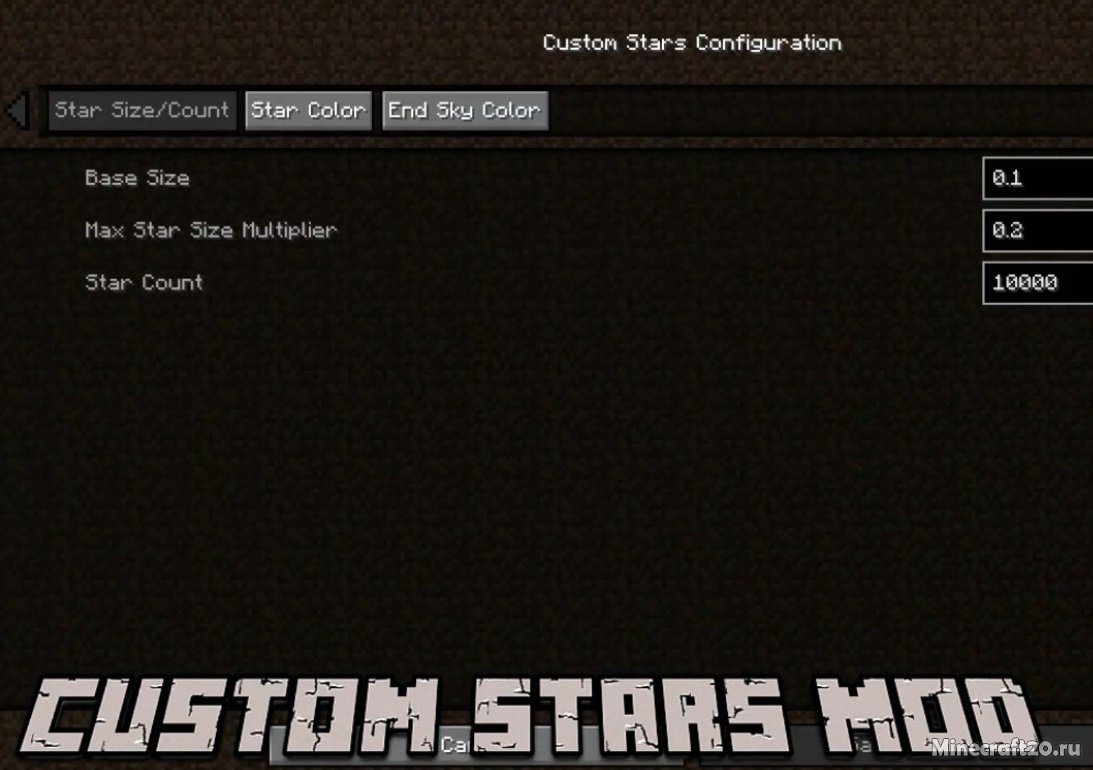 Мод Custom Stars 1.20.1/1.19.4 (Настраиваем количество звезд) | 22-06-2023, 11:58 - Моды для Minecraft / 1.20.1 / 1.20 / 1.19.4 / 1.19.3 / 1.19.2 / 1.19.1 / 1.19 / 1.18.2 / 1.18.1 / 1.17.1 / 1.16.5