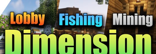 Мод Lobby, Fishing, and Mining Dimension 1.20.1/1.19.4 (Измерения)