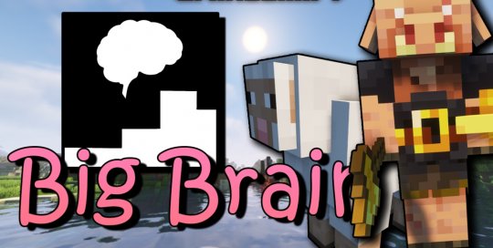 Мод Big Brain 1.20.1/1.19.4 (Мобы становятся умнее)