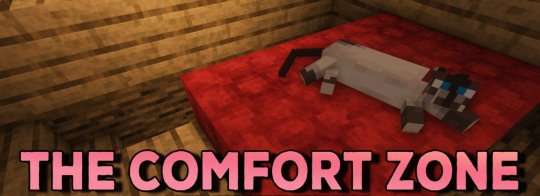 Мод Comfort Zone 1.18.2/1.16.5 (Подушка для кошек и Стива)