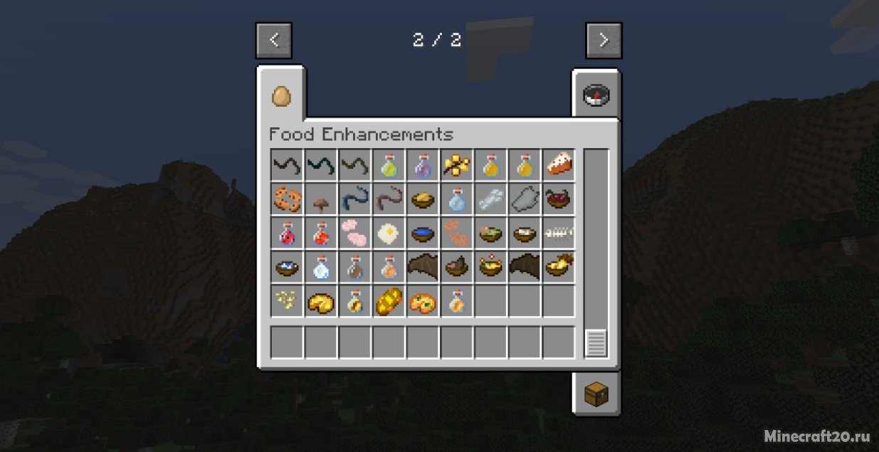 Мод Food Enhancements 1.19.2/1.18.2 (Время ужина) | 14-08-2022, 09:37 - Моды для Minecraft / Еда / Декор / 1.19.2 / 1.18.2 / 1.17.1 / 1.16.5