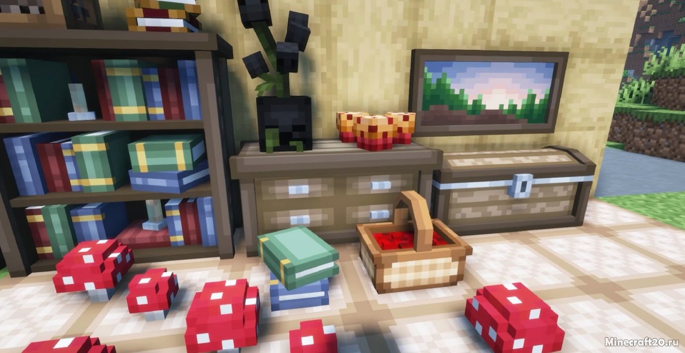 Мод Fantasy's Furniture 1.20.1/1.19.4 (Фэнтезийные блоки) | 13-08-2023, 14:25 - Моды для Minecraft / 1.20.1 / 1.20 / 1.19.4 / 1.19.3 / 1.19.2 / 1.19.1 / 1.19 / 1.18.2 / 1.16.5