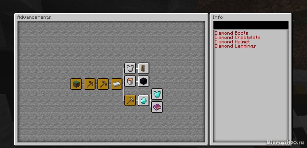 Мод Advancement Info 1.19.2/1.18.2 (Подробно о достижениях) | 5-09-2022, 21:37 - Моды для Minecraft / Fabric / RPG / 1.19.2 / 1.19.1 / 1.19 / 1.18.2 / 1.18.1 / 1.18 / 1.17.1 / 1.16.5